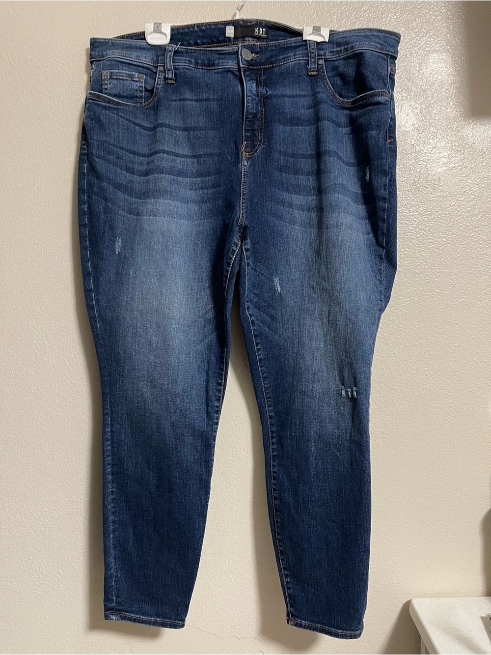 Kut From The Kloth Donna High Rise Ankle Skinny Jeans Size 20W